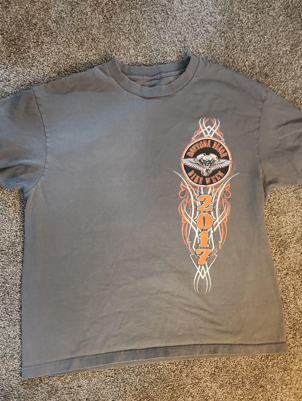 Daytona Beach Bikeweek - Short Sleeve Tee W/print Error - Assumed Size XL